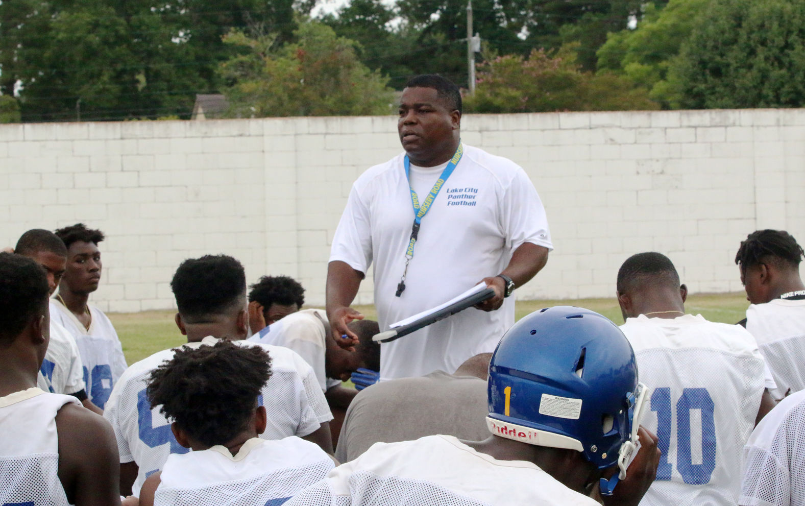 Lake City High School Football Practice